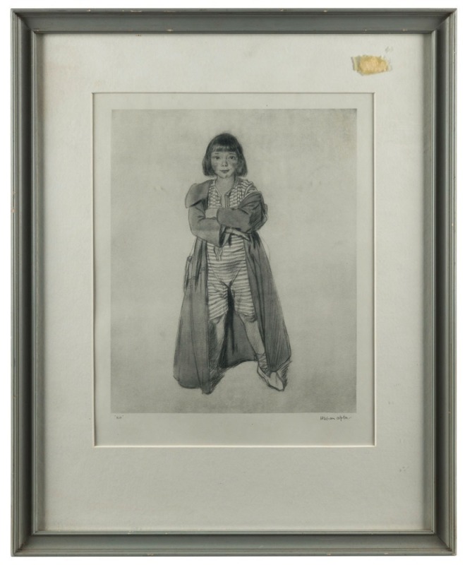 WILLIAM ORPEN (1878 - 1931), Kit, lithograph, titled and signed in pencil in the lower margin, 27.5 x 22cm; framed 49 x 39.5cm overall.