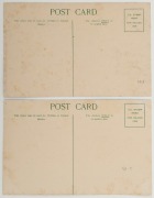 1907-09 BRITISH ANTARCTIC EXPEDITION: "Ponies on Arrival in Antarctic" and "Joyce, Dogs & Penguins"; (2) original unused photo postcards. - 2