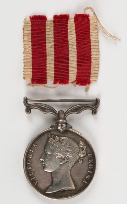 CAMPAIGN MEDAL: Indian Mutiny Medal 1858, awarded to JAs MERRIOTT, 75th REGt.