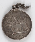 CAMPAIGN MEDAL: South Africa Medal 1853, awarded to J. ROBERTSON. 74th REGt. (Suspension bracket defective). - 2