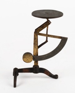 Antique letter scales branded "J. MILLER ANDERSON & Co.", 19th century, ​​​​​​​16.5cm high