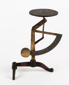 Antique letter scales branded "J. MILLER ANDERSON & Co.", 19th century, 16.5cm high