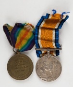 PAIR: British War Medal 1914-18 and Victory Medal 1914-19, named to 7319 SPR. W. WALSH 3 TUN COY. A.I.F. (2). - 2