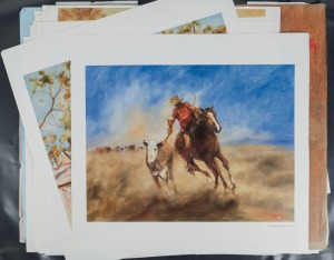 A range of limited edition prints, including "Dreamtime Legends" by Ainslie Roberts (set of 12); "Moods in Nature" by Ken Knight (6); "Country Scenes" by Maynard Waters (set of 6); "Outback" by Hugh Sawrey (set of 12), plus several others. 