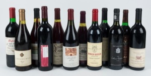 MIXED DOZEN (750ml) of Australian red wines comprising of HENSCHKE MOUNT EDELSTONE 1995 vintage, PENFOLD'S ST. HENRI 1991 vintage, WOLF BLASS RED LABEL 1991 vintage, BOWEN ESTATE COONAWARRA Cabernet Sauvignon 2003 vintage, GOONA WARRA Cabernet Franc 1992 