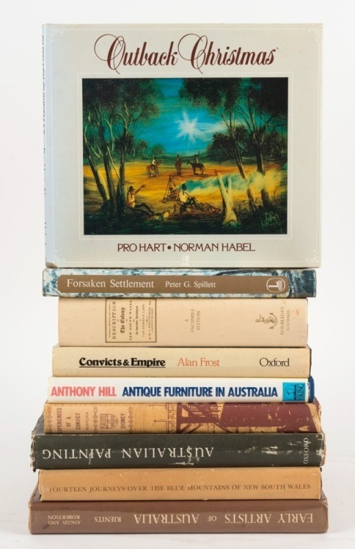 [AUSTRALIAN INTEREST] "Australian Painting 1788 - 1960" by Bernard Smith [1st ed. 1962]; "Early Artists of Australia' by Rex & Thea Rienits [1st ed. 1963]; "Statistical, Historical, and Political Description of the Colony of New South Wales....." by W.C.