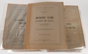 Sir DOUGLAS MAWSON (1882-1958), Australasian Antarctic Expedition 1911-14 under the Leadership of Sir Douglas Mawson, D.Sc., B.E.: The complete set of Scientific Reports, all 91 parts as issued from 1916 to 1947. 