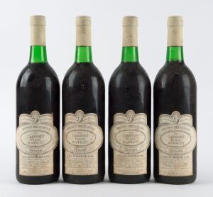 BROWN BROTHERS Cabernet Franc & Merlot, (750ml), 1984 vintage, (4 bottles)