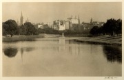 JOHN EATON (1881 - 1966), The Yarra, looking towards Flinders Street, bromoil photograph, signed 'John Eaton F.R.P.S.' in lower margin at right, 26 x 38.5cm (paper size).