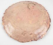 UNA DEERBON, impressive pottery platter with applied grapes and leaves, incised "Una Deerbon", ​​​​​​​38.5cm wide - 6