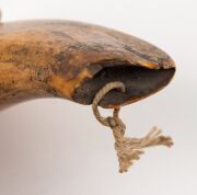 TABUA Fijian chieftain's whale tooth pendant, 19th century, an impressive early example with lustrous patina, ​​​​​​​14cm long - 4