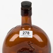 "EMU BRAND" Australian wine bottle with embossed emu logo, mid 1860s, ​​​​​​​22cm high - 2