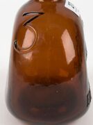 "EMU BRAND" Australian wine bottle with embossed emu logo, mid 1860s, ​​​​​​​22cm high - 4