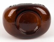 "EMU BRAND" Australian wine bottle with embossed emu logo, mid 1860s, ​​​​​​​22cm high - 7