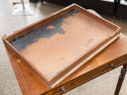 A Colonial Australian occasional table, single drawer with dummy drawer on reverse, blackwood, cedar and pine, Tasmanian origin, early 19th century, note: wood technology test conducted by Jugo Ilic. 73cm high, 61cm wide, 46cm deep - 12