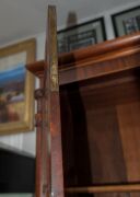 A Colonial Australian cedar bookcase with shield panel doors and turned columns, mid 19th century, 237cm high, 144cm wide, 54cm deep - 14