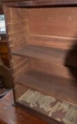 An antique cedar wall cabinet with carved pediment top, Launceston, Tasmanian origin, circa 1840, 95cm high, 61cm wide, 29cm deep - 4