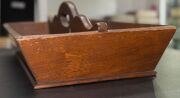 An antique Australian cedar cutlery tray, New South Wales origin, early to mid 19th century, ​​​​​​​47cm wide - 3