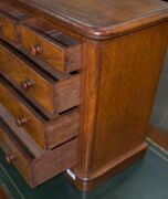 An Australian cedar apprentice chest of five drawers with full cedar secondary timbers, circa 1870, 49cm high, 49cm wide, 26cm deep - 5