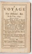 CAPTAIN WILLIAM DAMPIER, A NEW VOYAGE ROUND THE WORLD - 4th Edition 1699; VOYAGES AND DESCRIPTIONS Vol. II. in THREE Parts - 2nd Edition, 1700; and, A VOYAGE TO NEW HOLLAND, &c IN THE YEAR, 1699. in the Year 1699 - with a Continuation of a Voyage to New H - 4