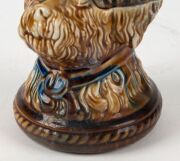 BENDIGO pottery dog tobacco jar, 19th century, ​​​​​​​14cm high - 3