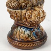 BENDIGO pottery dog tobacco jar, 19th century, ​​​​​​​14cm high - 4