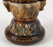 BENDIGO pottery dog tobacco jar, 19th century, ​​​​​​​14cm high - 5