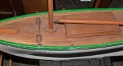 An Australian cedar pond yacht hull, 20th century, 82cm high, 82cm long - 3