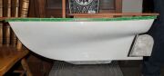 An Australian cedar pond yacht hull, 20th century, 82cm high, 82cm long - 5