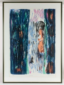 CHARLES RAYMOND BLACKMAN (1928 - 2018), Waterfall, screenprint, signed, titled and editioned 57/75 in lower margin, 93 x 64cm; framed 115 x 84cm overall.