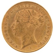 Coins - Australia: 1882 Sovereign, Young head, St. George reverse, Sydney, aUnc. - 2