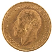 Coins - Australia: 1912 Sovereign, George V, St. George reverse, Melbourne, aUnc. - 2