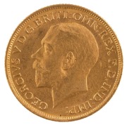 Coins - Australia: 1913 Sovereign, George V, St. George reverse, Sydney, aUnc. - 2