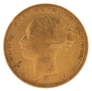 Coins - Australia: 1875 Sovereign, Young head, St. George reverse, Sydney, VF. - 2