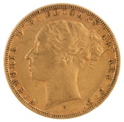 Coins - Australia: 1880 Sovereign, Young head, St. George reverse, Sydney; also, 1881 Melbourne, both VF. (2). - 3