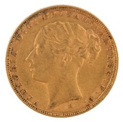 Coins - Australia: 1886 Sovereigns, Young head, St. George reverse, Melbourne, VF/VF+. (3). - 5