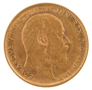 Coins - Australia: 1904 Sovereign, Edward VII, St. George reverse, Melbourne, aUnc. - 2