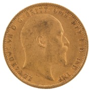 Coins - Australia: 1906, 1907, 1908 & 1909 Sovereigns, Edward VII, St. George reverse, Sydney, VF/EF. (4). - 3