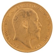 Coins - Australia: 1906, 1907, 1908 & 1909 Sovereigns, Edward VII, St. George reverse, Sydney, VF/EF. (4). - 9
