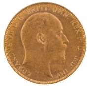 Coins - Australia: 1905 Sovereign, Edward VII, St. George reverse, Perth, aUnc. - 2