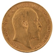 Coins - Australia: 1907, 1908 & 1909 Sovereigns, Edward VII, St. George reverse, Perth, aUnc/Unc. (3). - 3