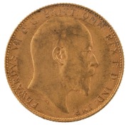 Coins - Australia: 1906, 1907, 1908 & 1909 Sovereigns, Edward VII, St. George reverse, Perth, EF. (4). - 7