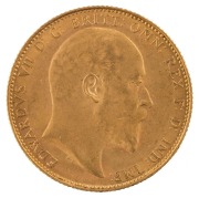 Coins - Australia: 1908 Sovereigns, Edward VII, St. George reverse, Perth, EF.&nbsp;(2). - 3
