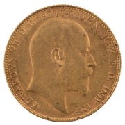 Coins - Australia: 1908 Sovereigns, Edward VII, St. George reverse, Perth, EF.&nbsp;(2). - 5