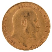 Coins - Australia: 1909 Sovereigns, Edward VII, St. George reverse, Perth, EF.&nbsp;(2). - 3