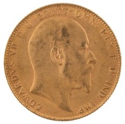 Coins - Australia: 1909 Sovereigns, Edward VII, St. George reverse, Perth, EF.&nbsp;(2). - 5