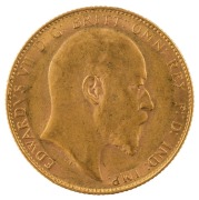 Coins - Australia: 1909 Sovereign, Edward VII, St. George reverse, Perth, aUnc. - 2