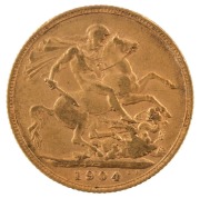 Coins - World: Great Britain: 1902, 1903 & 1904 Sovereigns, Edward VII, St. George reverse, VF/EF. (3). - 6