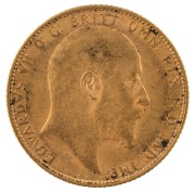 Coins - World: Great Britain: 1902 Sovereigns, Edward VII, St. George reverse, VF/EF. (2). - 3