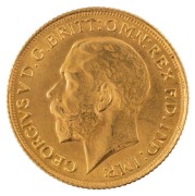 Coins - World: South Africa: 1927 Sovereign, George V, St. George reverse, Pretoria, Unc. - 2